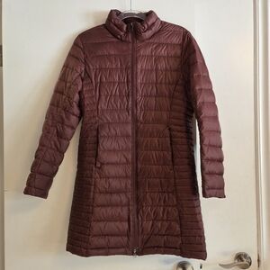 PATAGONIA Fiona Parka Puffer Jacket Dark Ruby Size Small